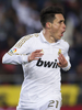 スペイン1部リーグ第19節、レアル・マドリード（Real Madrid）対マジョルカ（RCD Mallorca）。後半39分に決勝点を挙げて歓喜するレアル・マドリードのホセ・マリア・カジェホン（Jose Maria Callejon、2012年1月14日撮影）。(c)AFP/JAIME REINA