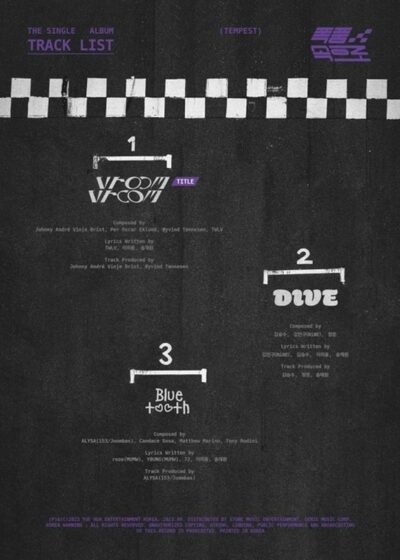 「20日カムバック」TEMPEST、「嵐の中へ」トラックリスト公開…タイトル曲「Vroom Vroom」