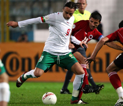 ＜サッカー 欧州選手権2008・予選＞ブルガリア アウェーでアルバニアと分ける
