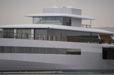 故S・ジョブズ氏の「スーパーヨット」、初めてその姿を現す