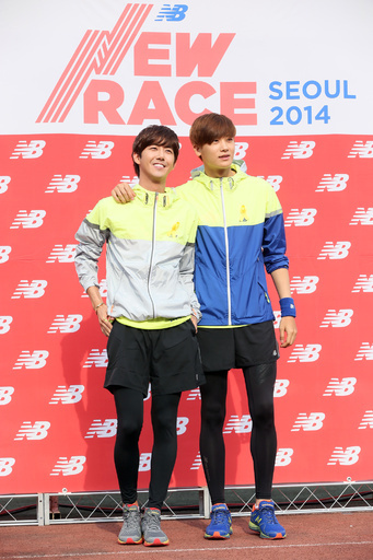 ニューバランス主催のチャリティーレース、ゼアが力走