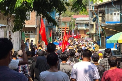 ミャンマーの反クーデター武装組織、国軍と衝突 隊員6人死亡