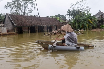 ベトナム豪雨災害の死者72人に さらなる被害に警戒呼び掛け