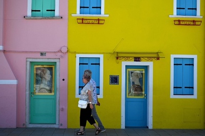 【今日の1枚】目を奪われる色使い、ベネチアの街並み イタリア