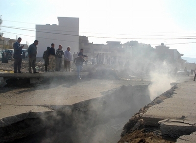 イラク北部でガス管が爆発、9人負傷