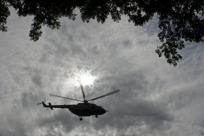 コロンビアで軍用ヘリ墜落、10人死亡 悪天候が原因か