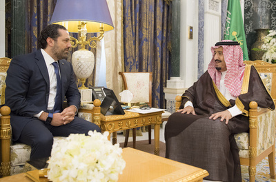 レバノン大統領、「ハリリ首相を拘束している」とサウジを非難