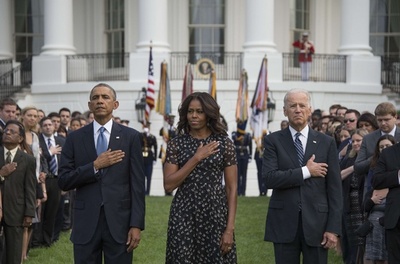 米同時テロから13年、「米国民は恐怖に屈しない」 オバマ大統領