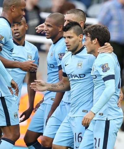 王者シティがニューカッスルに勝利、シルバとアグエロがゴール