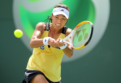 クルム伊達 初戦を突破、ソニー・エリクソン・オープン