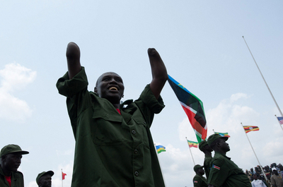 南スーダン共和国が独立、新首都で式典