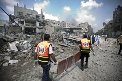 ガザ情勢、パレスチナ側の死者400人超える