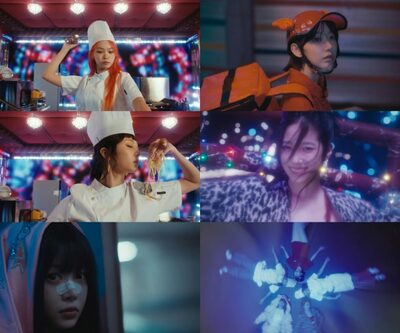 LE SSERAFIM、「SPAGHETTI」ティージングフィルム公開