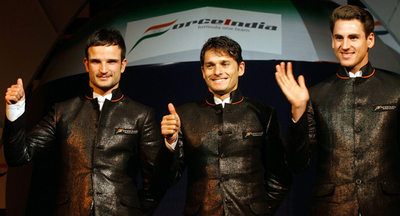 フォースインディア 2008シーズンのドライバーズラインナップを発表