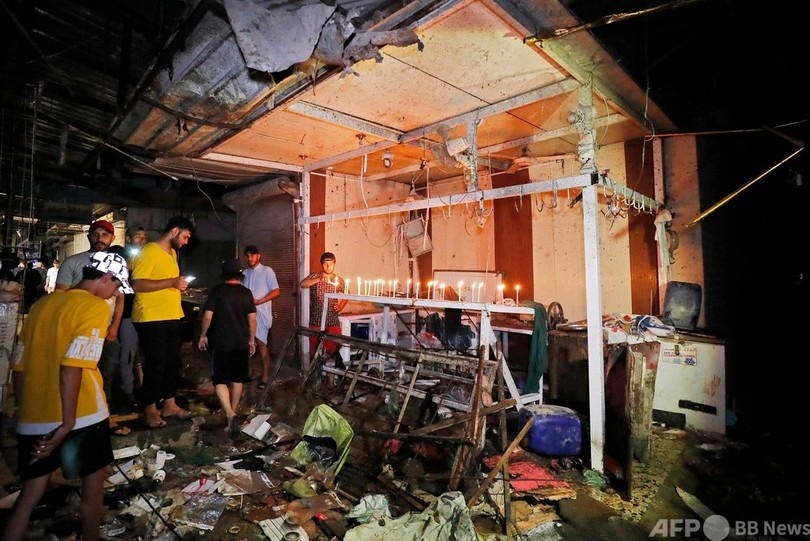イラク市場爆発で約30人死亡 イスラム祭日の前日、ISが犯行声明