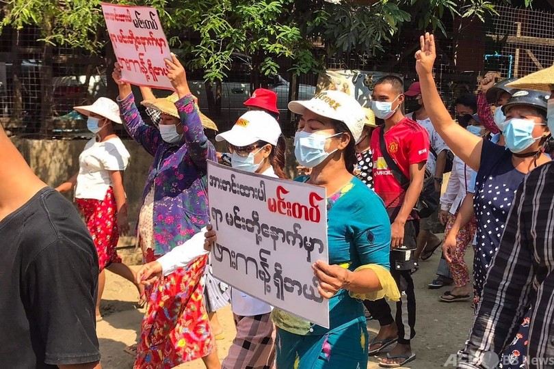 ミャンマーの反クーデター武装組織、国軍と衝突 隊員6人死亡