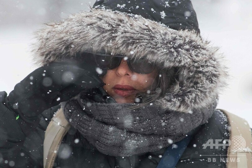 気温は南極以下… 米中西部、大寒波で数千万人に影響