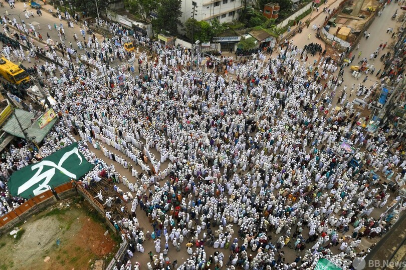 バングラデシュで反フランス大規模デモ、警察発表で5万人超参加