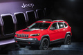 ジープのSUV「チェロキー」の2019年モデル。米ミシガン州デトロイトで開催されたモーターショーにて（2018年1月16日撮影）。(c)Jewel SAMAD / AFP