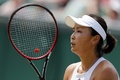 中国女子テニスの彭帥選手（2017年7月7日撮影、資料写真）。(c)Adrian DENNIS / AFP