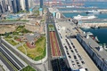 大連湾海底トンネルの南出口（2023年5月2日提供）。(c)CGTN Japanese