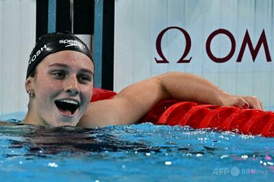 18歳マッキントッシュ、5日間で3度目世界新 競泳女子
