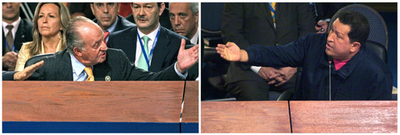 スペイン国王の「黙れ」発言にチャベス大統領が反撃