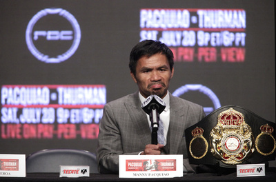 パッキャオ氏、パリ五輪出場不可は「残念」 判断は尊重