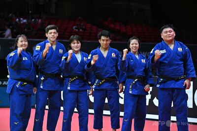 日本、混合団体で銅メダル 8連覇逃す 世界柔道