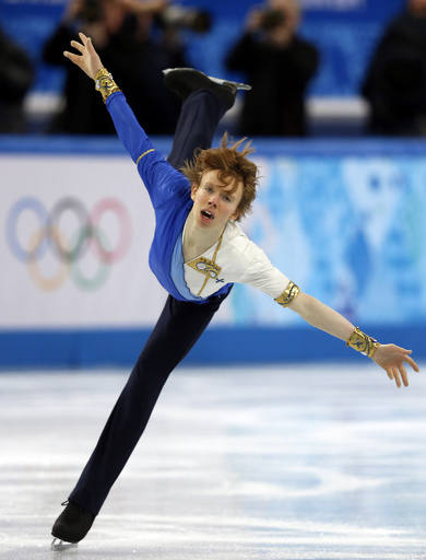 フィギュア団体戦・男子FSで2位のレイノルズ、ソチ五輪