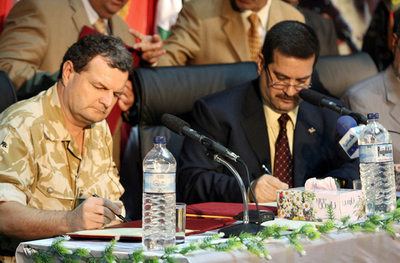 バスラの治安権限を移譲　イラク駐留英軍からイラク政府へ