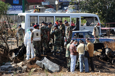 レバノン北部で自動車爆弾、軍兵士ら5人が死亡