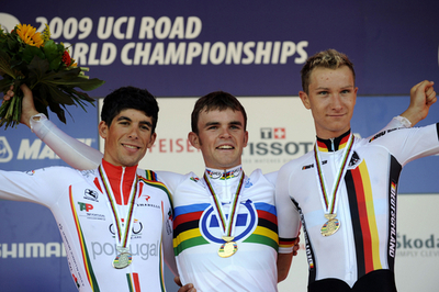 ボブリッジ U-23男子タイムトライアルを制す、ロード世界選手権