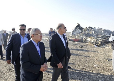 ロシア機墜落、航空数社シナイ半島上空の飛行見合わせ