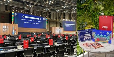 韓国ロッテウェルフード、ユネスコ会議で「ペペロ」PR…各国代表に人気