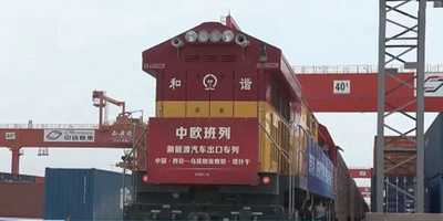 中国と欧州結ぶ中欧班列 5月には単月輸送量が過去最大に