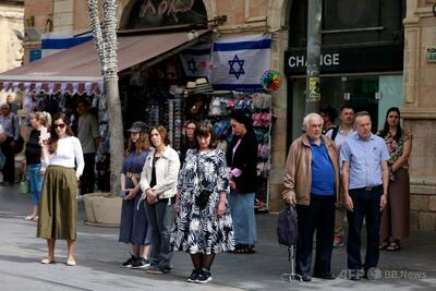 イスラエル市民、ホロコースト記念日に黙とう 首相は戦闘継続を明言