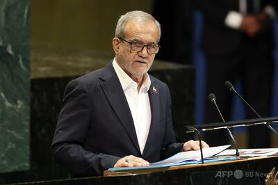 イラン大統領、米欧イスラエルが「全面戦争」仕掛けていると主張