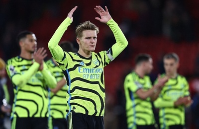 アーセナルが6発大勝、敵地での連続大量得点記録を樹立