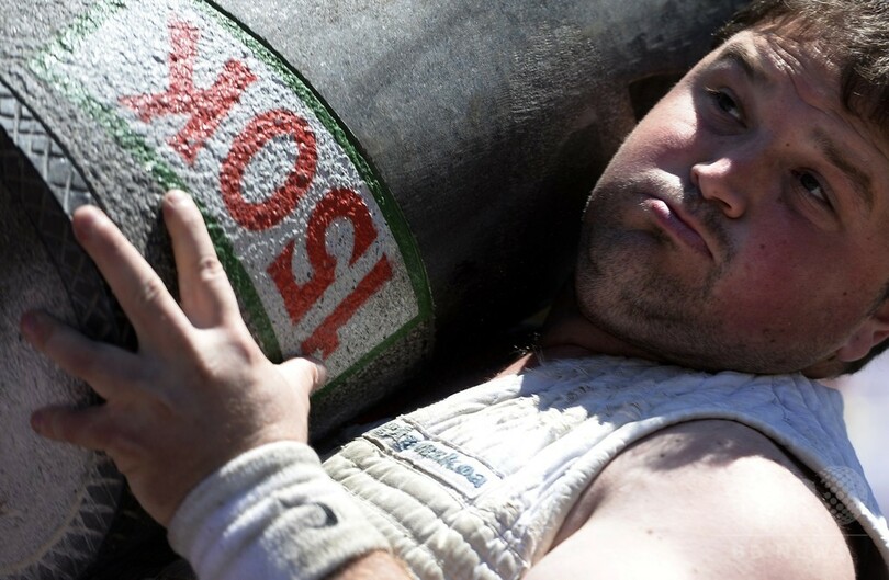 バスク地方伝統の石上げ競技、サン・フェルミン祭で