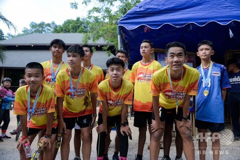 タイの洞窟閉じ込めから1年 救出された少年たちがチャリティーレースに参加 写真13枚 国際ニュース Afpbb News