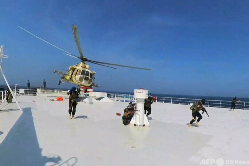 イスラエル系企業所有のタンカー、武装グループが拿捕 イエメン沖で