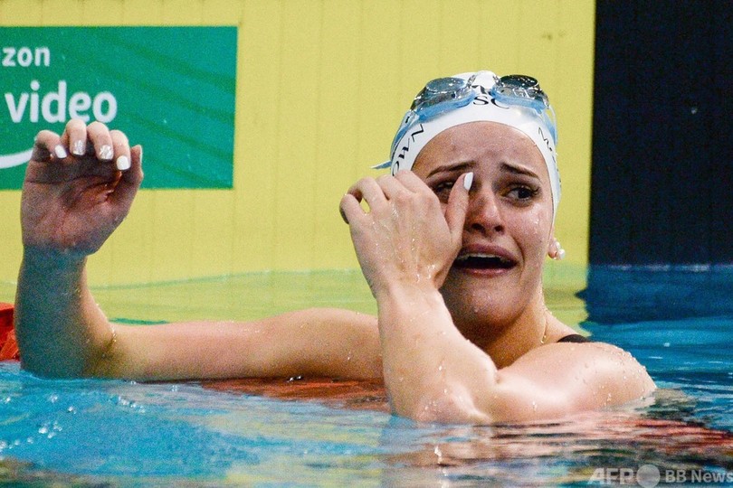 豪19歳が選考会で女子100m背泳ぎ世界新 五輪のメダル候補に 写真5枚 国際ニュース Afpbb News