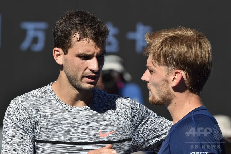 ディミトロフが自身初の全豪4強、ゴフィンをストレートで撃破