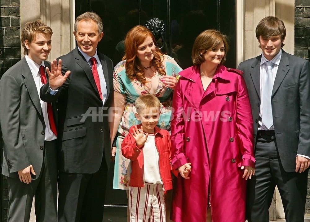 ブレア前首相夫人、イラク開戦前の死産経験と出産秘話 写真2枚 国際ニュース：AFPBB News