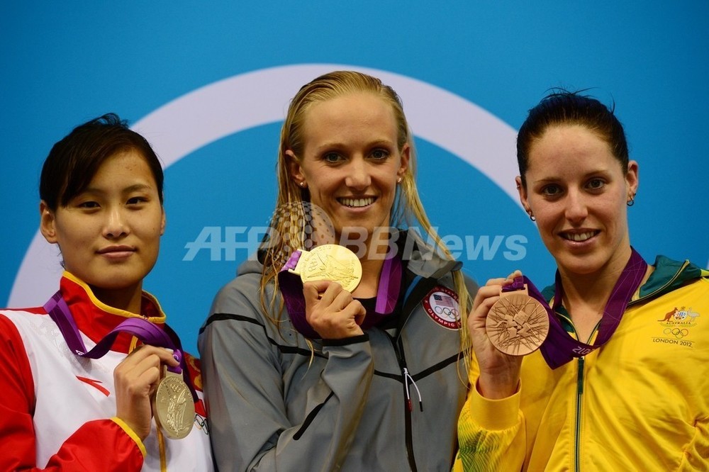 ボルマーが世界新で金メダル、女子100mバタフライ 写真7枚 国際ニュース:AFPBB News