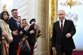 ロシア・モスクワのクレムリンで就任式に臨むウラジーミル・プーチン大統領。スプートニク提供（2024年5月7日提供）。(c)Sergei BOBYLYOV / POOL / AFP