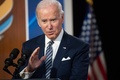 米首都ワシントンで演説するジョー・バイデン大統領（2021年12月10日撮影）。(c)SAUL LOEB / AFP
