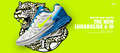安定性と軽さを高めたルナロンフォームを搭載したクッショニングモデル「ナイキ ルナグライド 6（Nike Lunarglid 6）」。(c)Nike