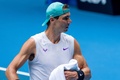 全豪オープンテニスに向け、メルボルン市内で練習を行う男子テニスのラファエル・ナダル（2022年1月15日撮影）。(c)Andy Cheung / various sources / AFP